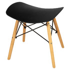 Banco Eames Wood Dkr Preto