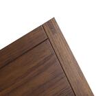 Banco Edge Renar 120 Cm Madeira Maciça Cor Walnut