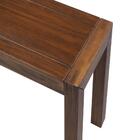 Banco Edge Renar 140 Cm Madeira Maciça Cor Walnut