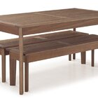 Banco Em Madeira Maciça 3 Lugares 140cm Churrasqueira Primave