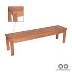Banco Em Madeira Maciça 3 Lugares 160cm Ipanema  Polisten Jat