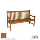 Banco Em Madeira Maciça Com Encosto 2 Lugares 120cm Ipanema