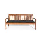 Banco Em Namoradeira Robust Estofado - Preto