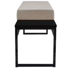 Banco Estofado 2 Lugares Paradise Conforto Elegância Recamier