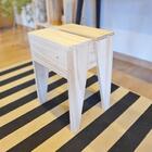 Banco Floripa 47x35x33 Em Madeira De Pinus Natural