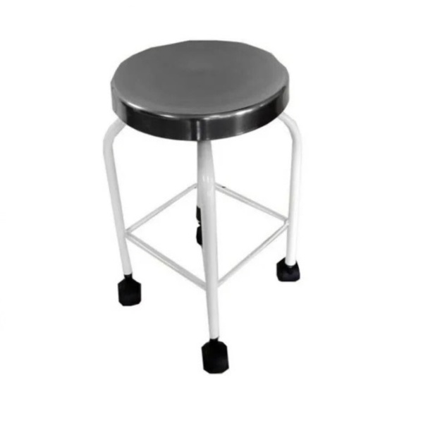 Banco Giratório Em Epóx Assento Inox