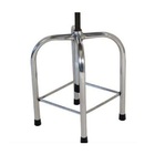 Banco Giratório Totalmente Inox Com Ponteira.