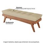 Banco Ibiza 140 Cm - Imbuia/bege