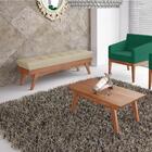 Banco Ibiza 160 Cm - Imbuia/bege