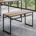 Banco Industrial Delta L - Carvalho/preto