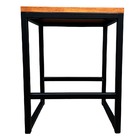 Banco Industrial Individual Ferro Em Preto Eletrostático E As