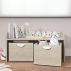 Banco Infantil Com 2 Gavetas - Natural