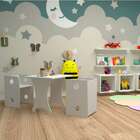 Banco Infantil Kitcubos Branco