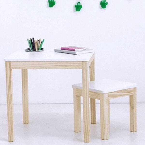 Banco Infantil Verokids Espresso Móveis Branco/natural