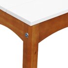 Banco Infantilmini Áustria Madeira Maciça Assento Mdf Laquead