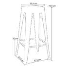 Banco Iron Stool Preto