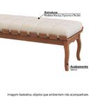 Banco Italy 140 Cm - Imbuia/bege