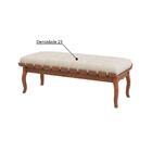 Banco Italy 140 Cm - Imbuia/bege