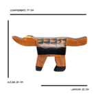 Banco Jacaré Turuza Etnia Waurá