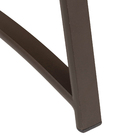 Banco para Jardim 1 Lugar 57cm Alumínio Marrom Cannes Portinaty