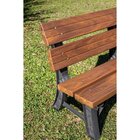 Banco Jardim Madeira Plástica In Brasil 150cm Ecológico 3 Lug