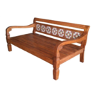 Banco Leito Andorinha Em Madeira De Demolição - Cód 1682