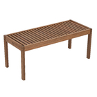 Banco Madeira 2 lugares Veneza 43x106cm Marrom Butzke