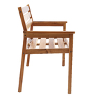 Banco Madeira 3 lugares Tropicália Teca 86x148cm Marrom Naterial