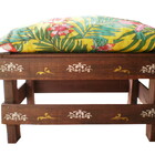 Banco Madeira Almofada Arabesco