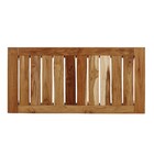 Banco Madeira FSC 2 lugares Tropicália 90,6x43 x 45 cm Marrom Naterial