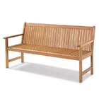 Banco Madeira Maciça 3 Lugares Com Encosto 153cm Primavera  J