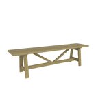 Banco Madeira Maciça Farm Artemobli Carvalho