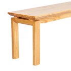 Banco Madeira Maciça Piazza  Amêndoa