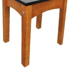 Banco Médio Áustria Madeira Maciça Assento Mdf Laqueado Amênd