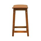 Banco Médio Confort Madeira Maciça Assento Anatômico Estofado