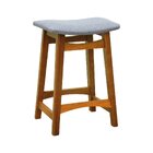 Banco Médio Confort Madeira Maciça Assento Anatômico Estofado