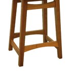 Banco Médio Confort Madeira Maciça Assento Anatômico Estofado