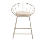 Banco Médio Cozinha Barzinho Metal Sunset Champanhe/facto Pér