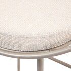 Banco Médio Cozinha Barzinho Metal Sunset Champanhe/off White