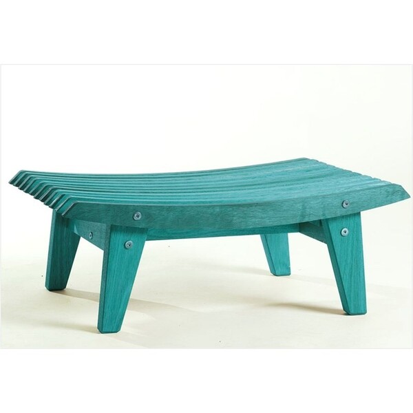 Banco Meditação Floral Eclipse Stain Azul - Mão   Formão