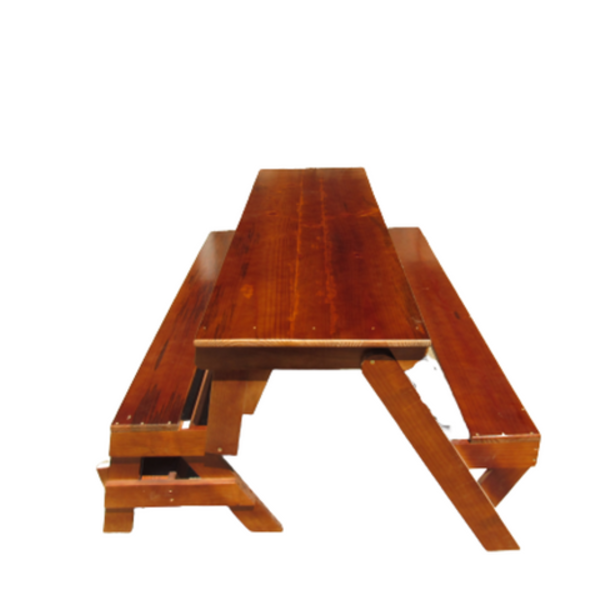 Banco Mesa Com Verniz Imbuia - 1 5 Metros