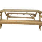 Banco Mesa Envernizado Com Apoio De Braços - 1 8 Metros