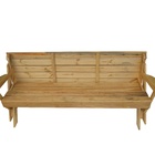 Banco Mesa Envernizado Com Apoio De Braços - 1 8 Metros