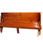 Banco Mesa Liso Com Osmocolor Imbuia - 1,6 Metros