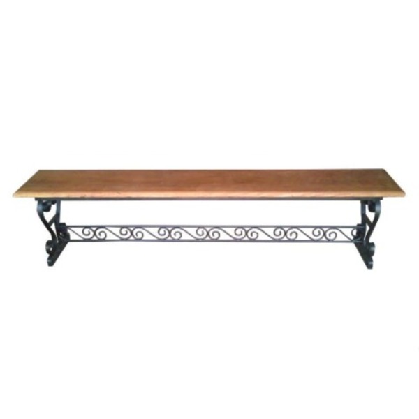 Banco Mineiro Em Madeira E Ferro - Cód 2182