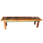 Banco Mineiro Robot Em Madeira De Demolição - Cód 373