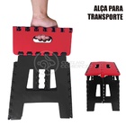 Banco Multiuso Dobrável Portátil Até 100kg Plástico Durável C