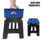 Banco Multiuso Dobrável Portátil Até 100kg Plástico Durável C