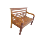 Banco Namoradeira Degradian Em Madeira Demolição 1176