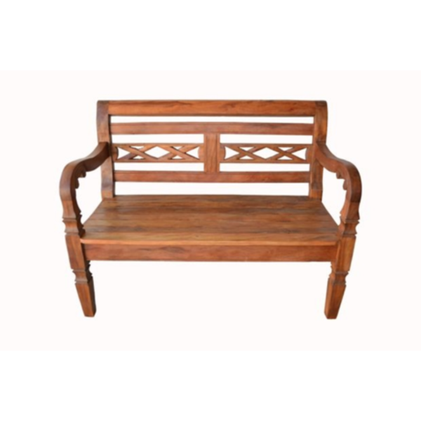 Banco Namoradeira Narceja Em Madeira De Demolição - Cód 971